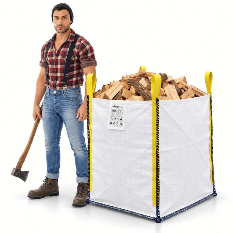 Heavy Duty Solid Log Bag – 1 m³