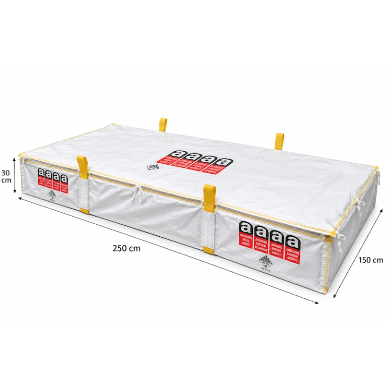 Asbestos Sheet Bag 2x liner 250x150x30 cm