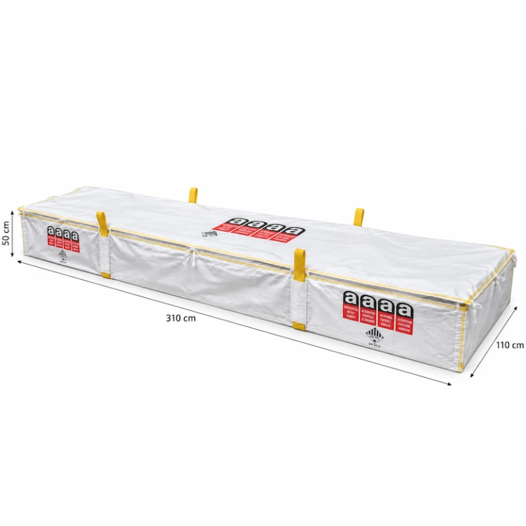 Asbestos Sheet Bag no liner 310x110x50 cm