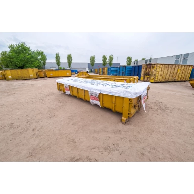 Small asbestos container bag 350x170x115 cm with liner