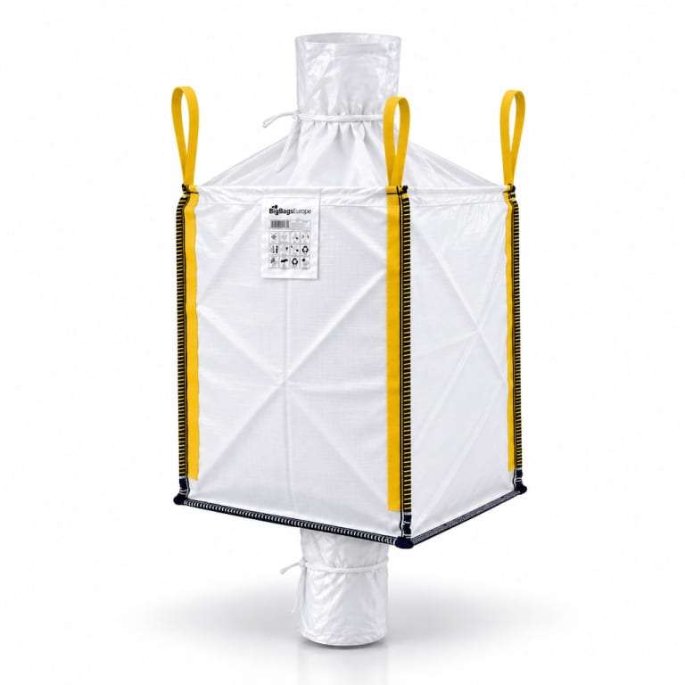 Ton Bag with filling & discharge spout (90x90x110 cm)