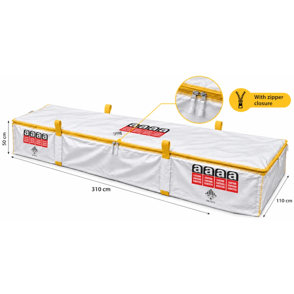 Asbestos Sheet Bag with zipper 310x110x30 cm (1)